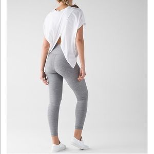 Lululemon heathered slate classic high times